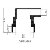 Peugeot Single-connection Sleeve - 51 - 69 / 21 mm
