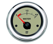 Vetus WATERN - Water Level Gauge, Cream, 12/24V, Cut-out Size Ø 52 mm (excl. Sensor)