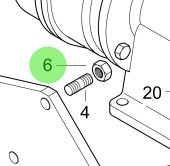Steyr 3870030-0 - ISO 4032 M10 A2-70 Hex Nut for Steyr Engine Applications
