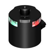 Lopolight 201-005W-B TB - Navigation Light 2NM Tricolor+Windex W/IP68 Base & Conn