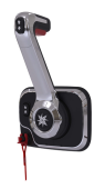 SeaStar CHX8051 - Xtreme Side Mount Control, Chrome, With Trim Switch & Engine Cut Off Switch