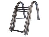 Folding Telescopic Ladder BATSYSTEM BUT45/47/50/60 Deck Mount Stainless Steel