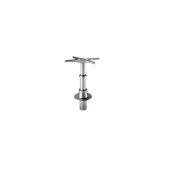 Barka Table Leg, 24V, 2-Stage, Flush-Mounted 180-695mm