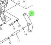 Nanni Diesel 970310281 - Engine Hose for 5.250TDI Engines