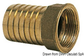 Osculati 17.199.22 - Cast Brass Female Hose Adaptor 1"1/4 x 38 mm