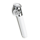 Allpa Shower Head, Built-In, White Plastic (Fits Built-In Cabinet 484246)