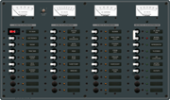 Blue Sea 8095 - Panel 120VAC 10pos/12VDC 30pos (replaces 8095B-BSS)