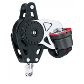 Harken HK2684 Carbo Ratchamatic Block 75 mm Simple with Cam and Becket for Rope 12 mm