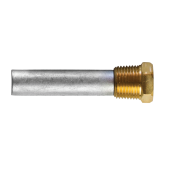 Tecnoseal USA Universal Zinc Pencil Anodes Complete with Brass Plugs – NPT Thread