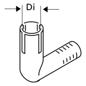 Webasto 1320278A - Combustion Air Elbow Ø 25 mm Plastic