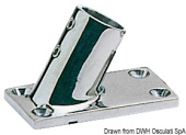 Osculati AISI 316 Rectangular Pulpit Socket