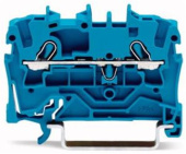 Wago Connection Clamp 2-Wire Blue 1.5mm²