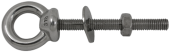 Allpa Stainless Steel Eye Bolt (Screw Eye), A=100mm, B=10mm, C=42mm, D=145mm
