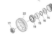 Nanni Diesel 970302077 - Crankshaft Pulley for 4.190 Standard Setup
