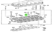 Nanni Diesel 970312534 - Straight Dowel Pin for Cylinder Head