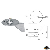 Trem L8146024 - Anodes For Engines Yamaha-Mariner