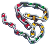 Osculati Chain Markers Assorted Colours Kit