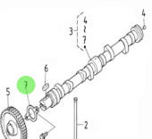 Nanni Diesel 970310834 - Camshaft Stopper for 4.330TDI, 4.340TDI and N4.115 Engines