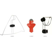Lalizas 20580 - Stainless Steel Horseshoe Bracket with Base for Lifebuoy Light