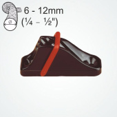 Clamcleat CL237 Vertical Cleat with Spring Gate for 6–12 mm Rope