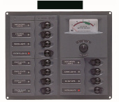 BEP 902A Switch Panel 12 Way + Voltmeter