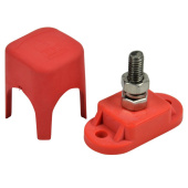 BEP IS-6MM-1R/DSP - Insulated Distribution Stud 6mm Positive with Cover – Blister