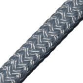 More Marine 064212ZI Braided Mooring Line 12mm Grey