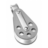 Barton 91600 – Aluminium High Load Block Single Fixed Eye 51mm, Plain Bearing, Ø51mm Sheave, Max Rope 12mm