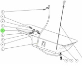 Nanni Diesel 95310641 - Wiring Retaining Bracket for Oil Pan Assembly