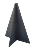 Allpa Plastic 2-Piece Cone, 460x330mm, Black