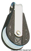 Viadana Plastinox Single Block with Fixed Head for Rope up to 8-10 mm, 34-45 mm Sheave