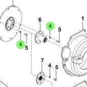 Bukh 51000-08203 - M8 Spring Washer for R210J Engines