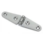 Foresti & Suardi Large Chromed Brass Hinge 151x30x4 mm