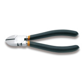 Beta 010820006 - Diagonal Cutting Nippers, Chrome-Plated, Slip-Proof Double Layer PVC Coated Handles