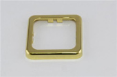 Inprojal Cover Frame (1) 60x60mm Smooth/Glossy Gold