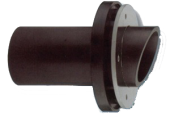 Allpa Plastic Brass Skin Fitting With A Stainless Steel Mounting Ring, Connection Ø40/45/50mm