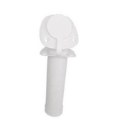 Plastimo 62253 - White Plastic Rod Holder, Flush Mount, 40 mm