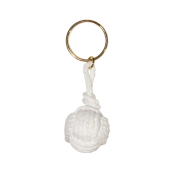 Marine Town Pendant Key Ring Polished Brass