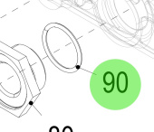 Steyr 2179242-0 - O-Ring 27 x 2.5 for Steyr Engine Sealing Applications