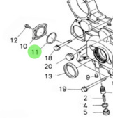 Nanni Diesel 970310930 - O-Ring for Camshaft Fuel System and Gear Case