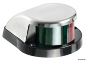 Osculati 11.501.02 - Bow Navigation Light Red/Green, Stainless Steel Cover