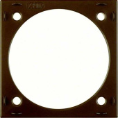 Berker Integro Surface-mounted Spacer Ring, Brown Glossy