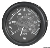 Osculati 27.422.01 - Guardian Speedometer 0-30 Knots Black 12 V