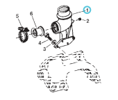 Northern Lights R116611 - EXHAUST ELBOW 6076A