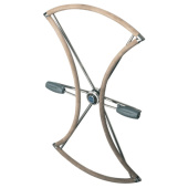 Lewmar 89700406 - Folding Steering Wheel - 32" / 813mm - Dual Hub