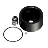 Lopolight 400-047 - Pro K-Lock Base, Aluminium, 1 Cable Down - Black
