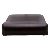 Fold Down Seat Synthetic Leather Black, Fire Retardent