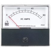 BEP Marine N060ACT - Ammeter Analog AC 0-60A Exluding CT-10-AN Current Transducer