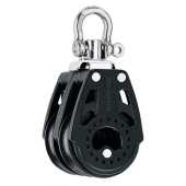 Harken HK2638 Double Carbo Air Block 40 mm for Rope 10 mm
