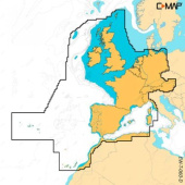 C-Map Discover X Cartography Central Europe West Coast
